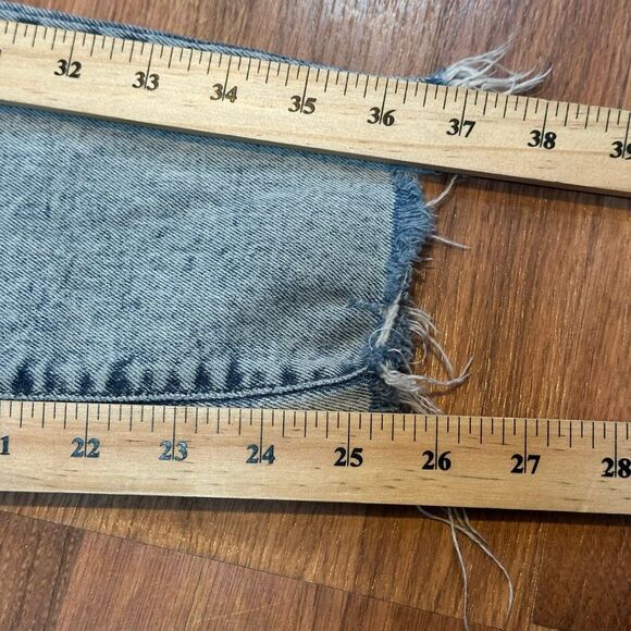 Forever 21 Los Angeles Distressed Skinny Jeans Acid Wash| Women Size 28 - Picture 3 of 13